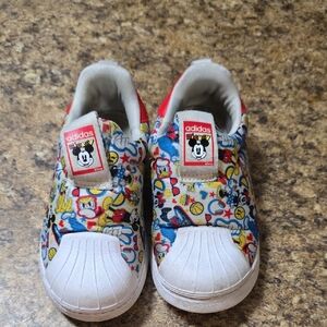Adidas Kids Mickey Mouse Sneakers - Colorful Size 8